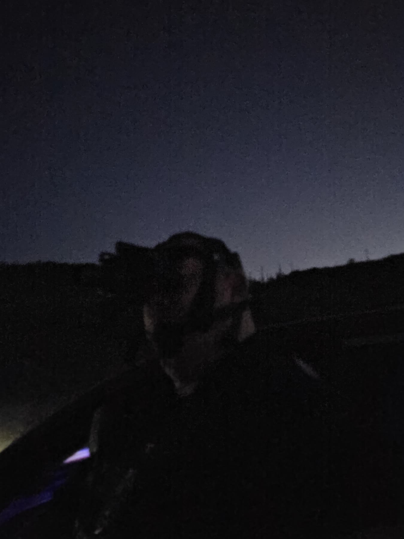 Armed Privateer officer during a nighttime overwatch assignment at Menager’s Dam